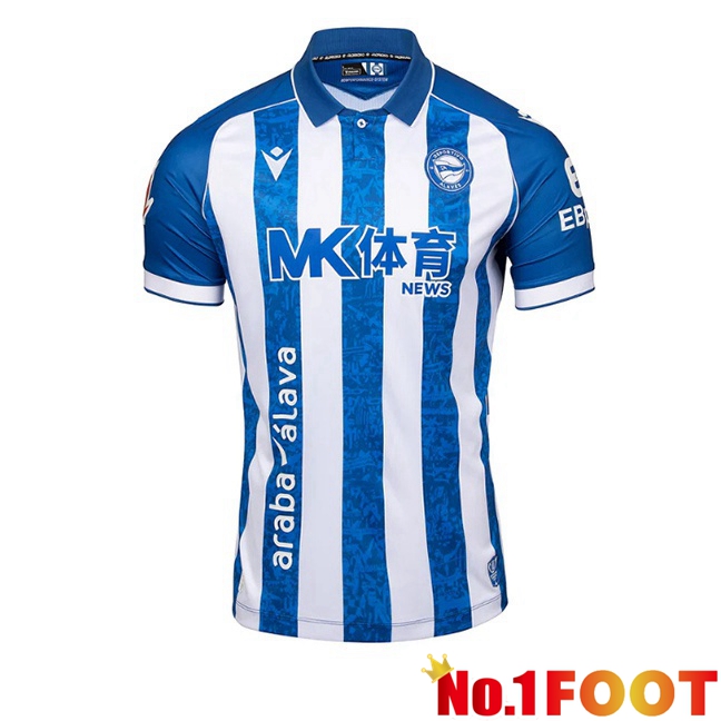 Deportivo Alaves Home Soccer Jersey Blue White 2026/2027