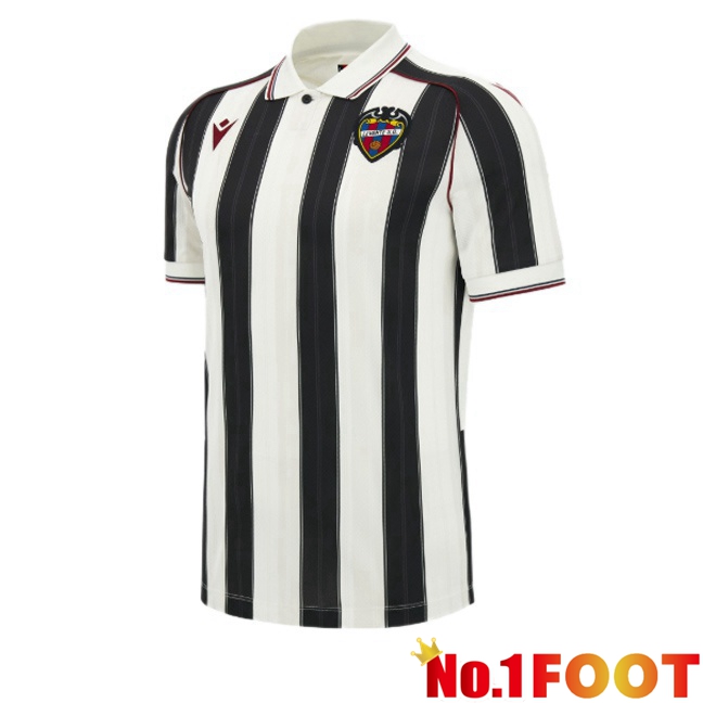 Levante UD Away Soccer Jersey White Black 2026/2027