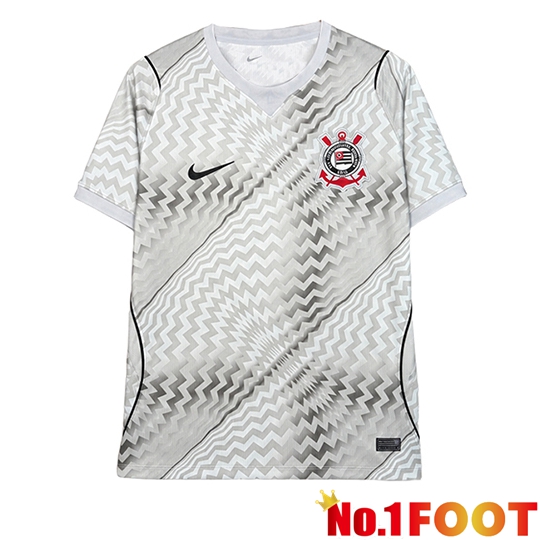 Corinthians Goalkeeper Soccer Jersey Grey 2026/2027