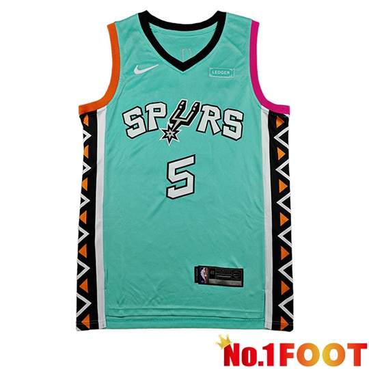 San Antonio Spurs Soccer Jersey (CASTLE #5) 2026/27 Green