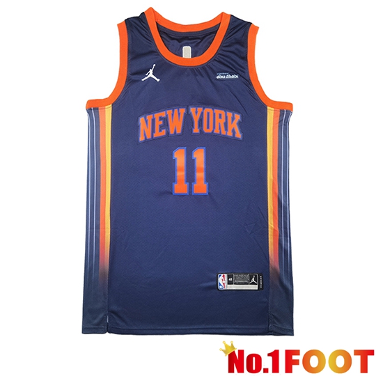 New York Knicks Soccer Jersey (BRUNSON #11) 2026/27 Dark Blue
