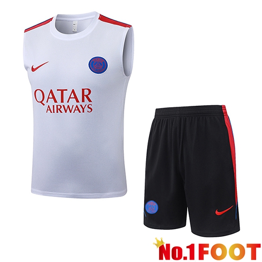 PSG kit Soccer Vests White/Red 2026/2027