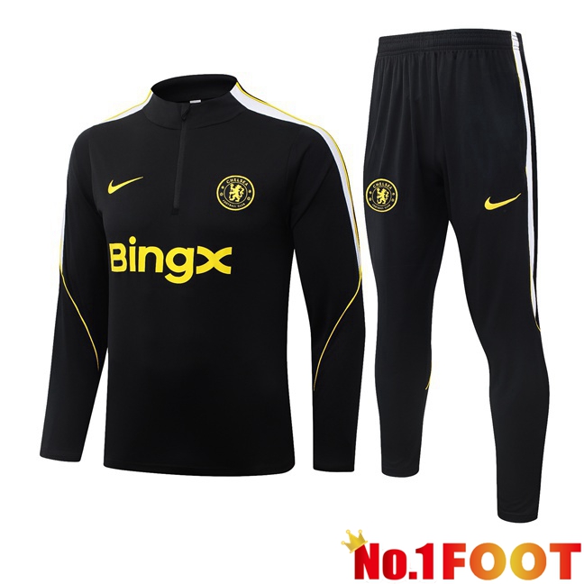 FC Chelsea kit Training Tracksuit Black 2026/2027