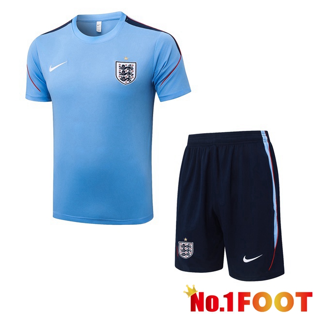 England kit Training T Shirt + Shorts Blue 2026/2027