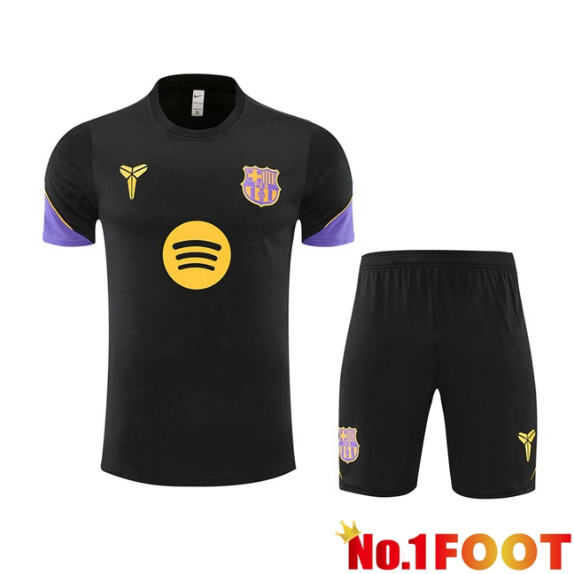 FC Barcelona kit Training T Shirt + Shorts Black 2026/2027