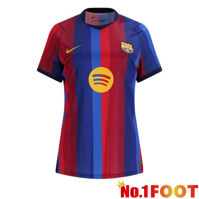 FC Barcelona Women Home Soccer Jersey Blue Red 2026/2027