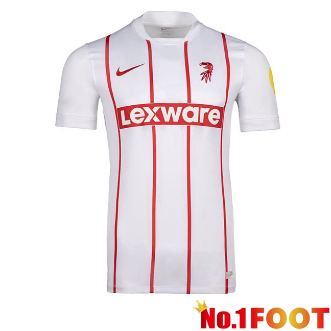 SC Fribourg Away Soccer Jersey White Red 2026/2027