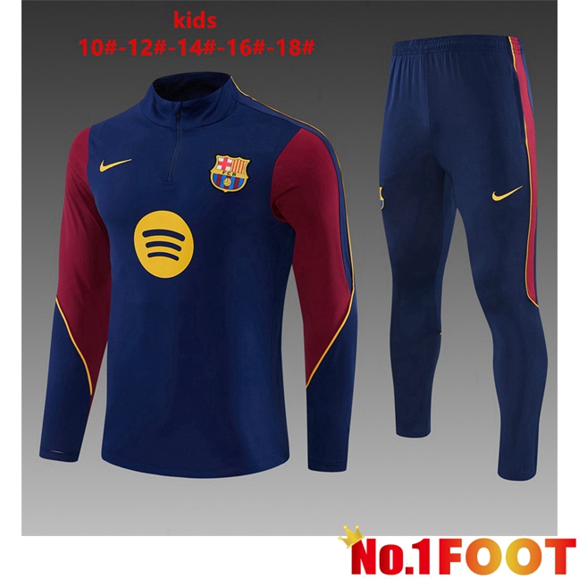 FC Barcelona Kids kit Training Tracksuit Blue Royal 2026/2027