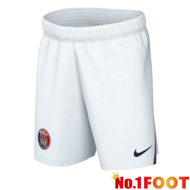 Paris PSG Away Soccer Shorts White 2026/2027
