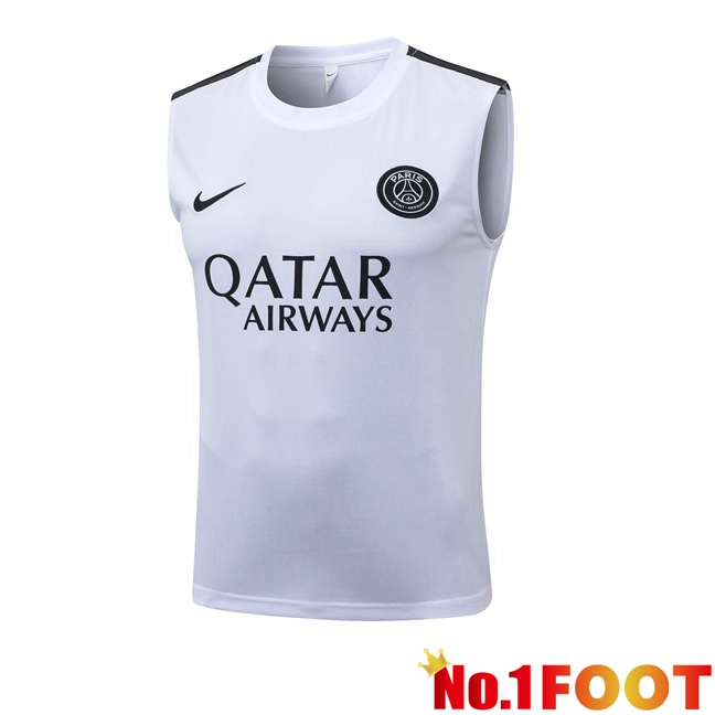 Paris PSG Gilet Soccer White 2026/2027