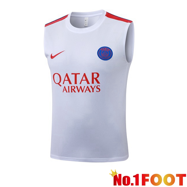 Paris PSG Gilet Soccer White 2026/2027