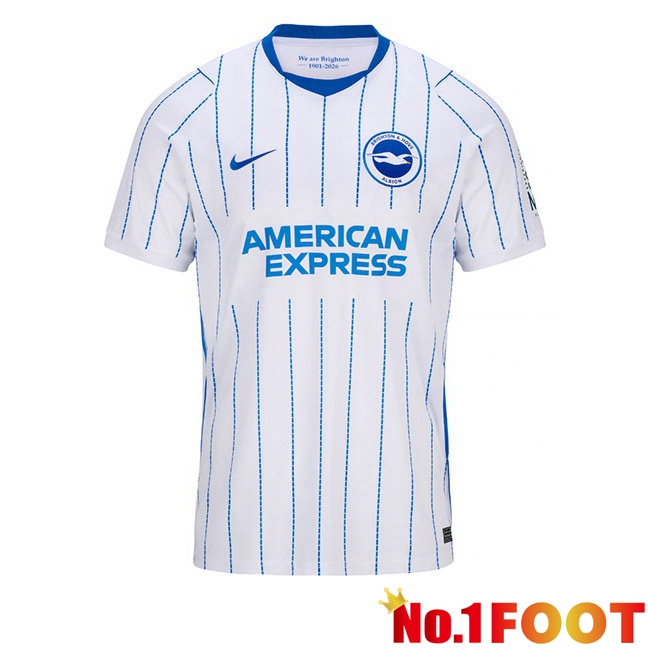 FC Brighton Away Soccer Jersey White 2026/2027
