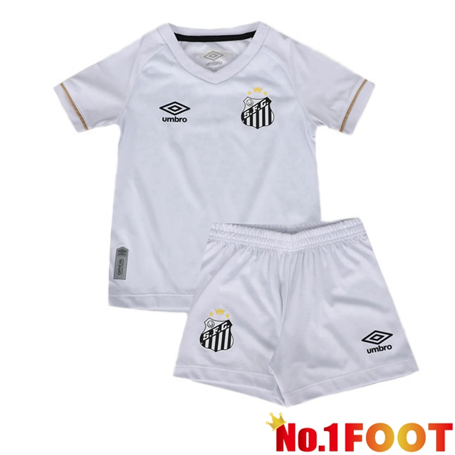 Santos FC Kids Home Soccer Jersey White 2026/2027