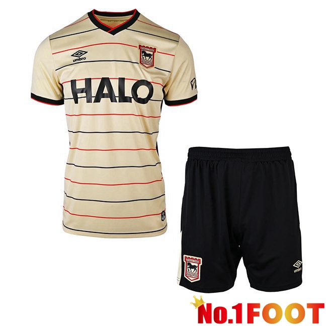Ipswich Town Kids Away Soccer Jersey Yellow 2026/2027