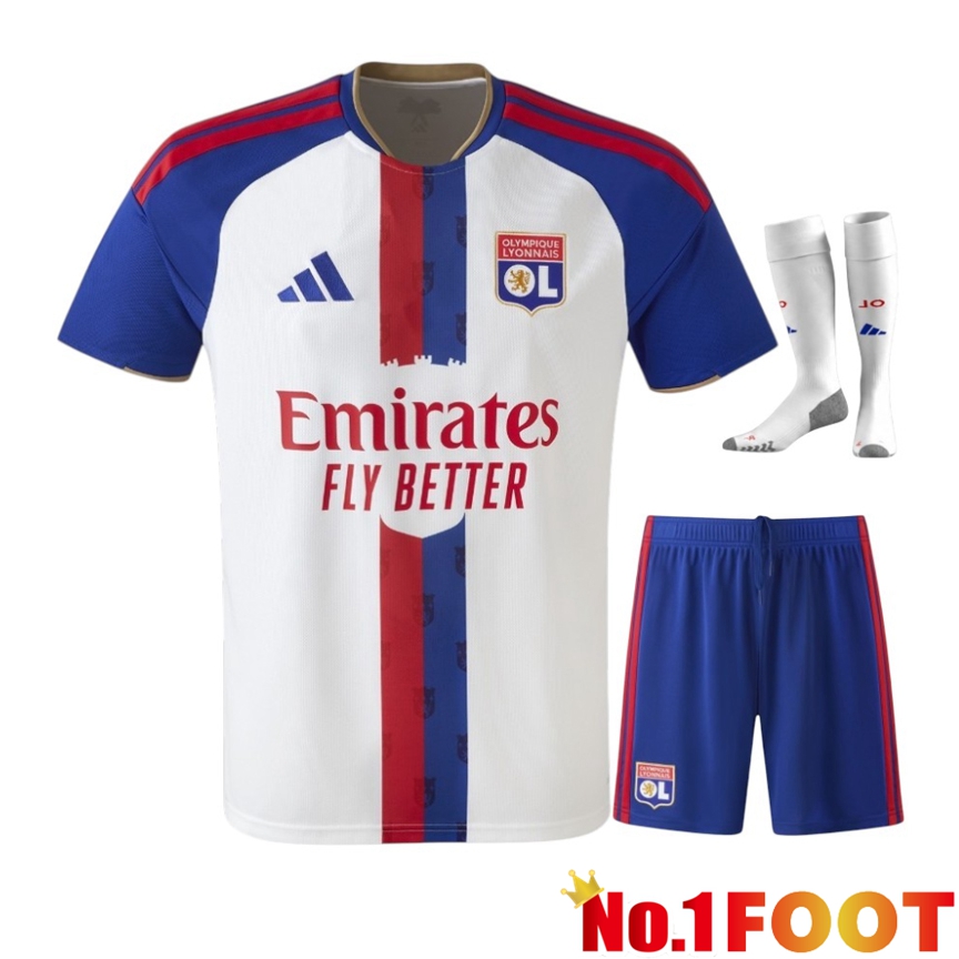 lyon Home kit Soccer Jersey (Shorts + Socks) 2026/2027