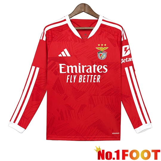 Benfica Home Soccer Jersey Long sleeve 2026/2027