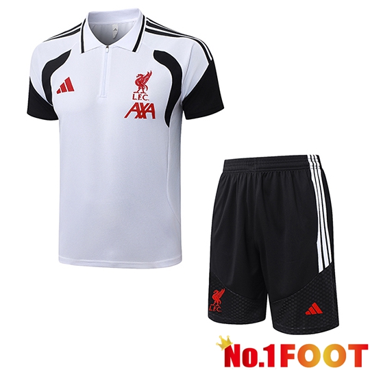 FC Liverpool Soccer Polo White/Black 2026/2027