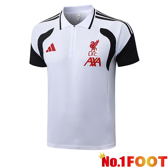 FC Liverpool Soccer Polo White/Black 2026/2027