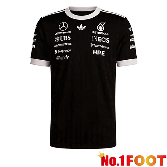 Mercedes Benz T-Shirt F1 Team Black/White 2026