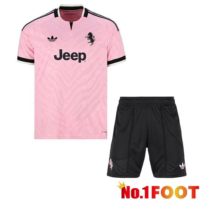 Juventus Kids Away Soccer Jersey Pink 2026/2027