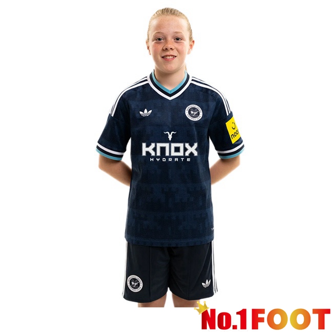 Newcastle United Kids Away Soccer Jersey Blue Royal 2026/2027