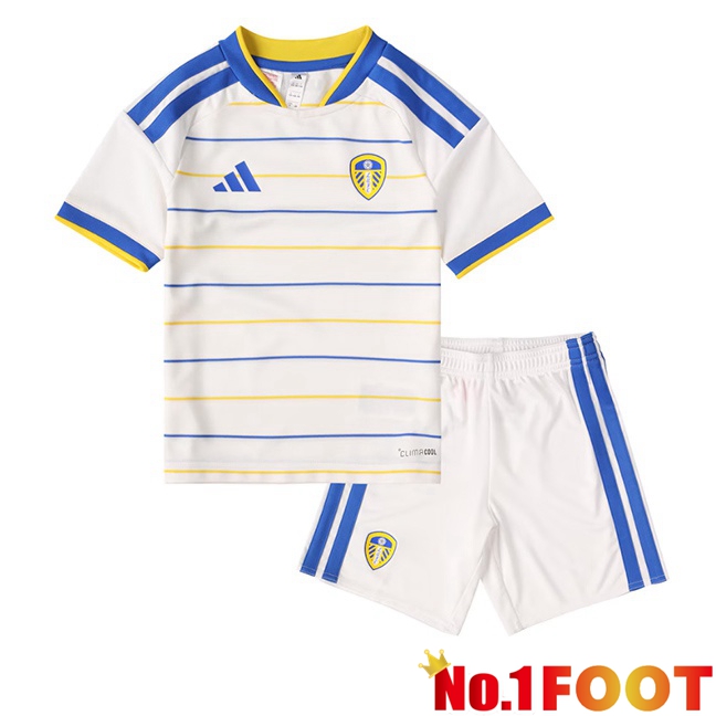 Leeds United Kids Home Soccer Jersey White 2026/2027