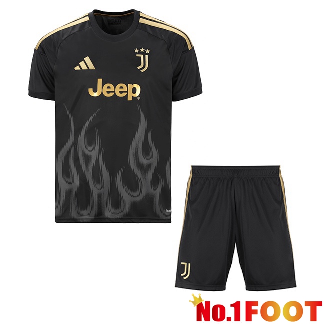 Juventus Kids Third Soccer Jersey Black 2026/2027