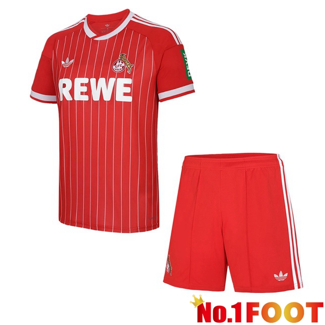 FC Koln Kids Away Soccer Jersey Red 2026/2027
