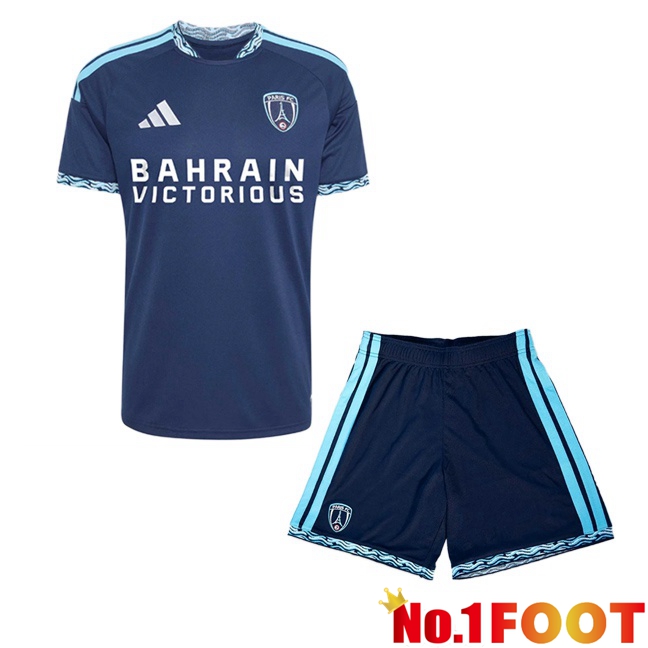Paris FC Kids Home Soccer Jersey Blue Royal 2026/2027