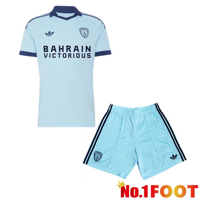 Paris FC Kids Away Soccer Jersey Blue 2026/2027