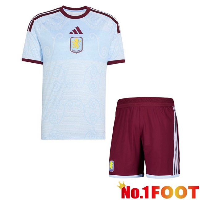 Aston Villa Kids Third Soccer Jersey Blue 2026/2027