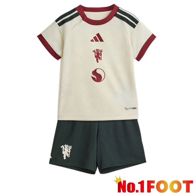 Manchester United Kids Third Soccer Jersey White 2026/2027