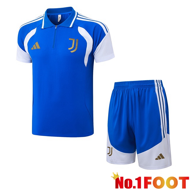 Juventus Soccer Polo + Shorts Blue 2026/2027