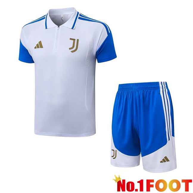 Juventus Soccer Polo + Shorts White 2026/2027