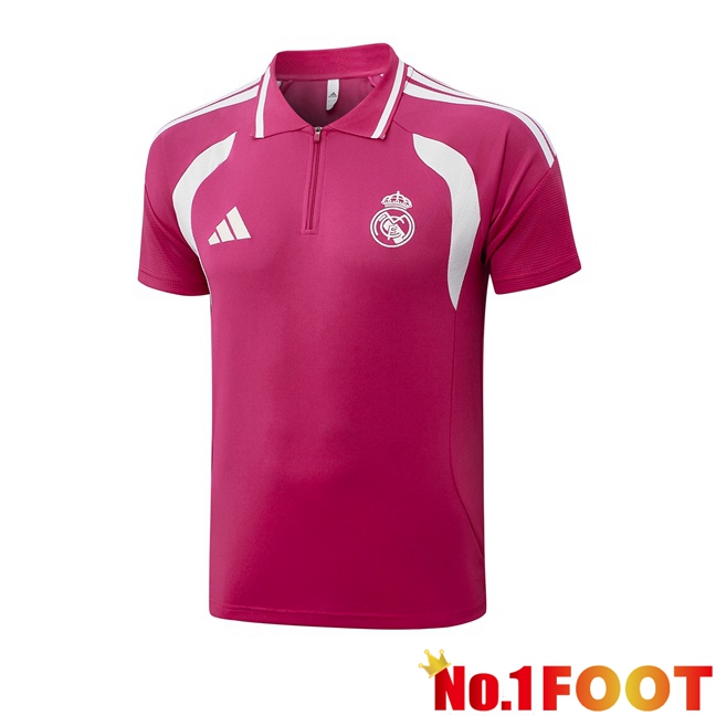 Real Madrid Soccer Polo Pink 2026/2027