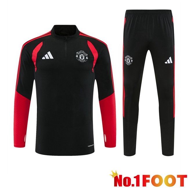 Manchester United kit Training Tracksuit Black 2026/2027