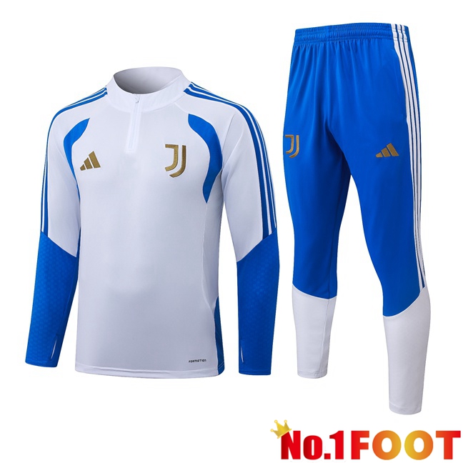 Juventus kit Training Tracksuit White Blue 2026/2027