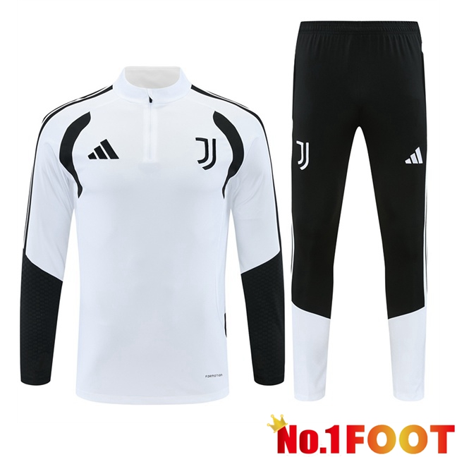Juventus kit Training Tracksuit White Black 2026/2027