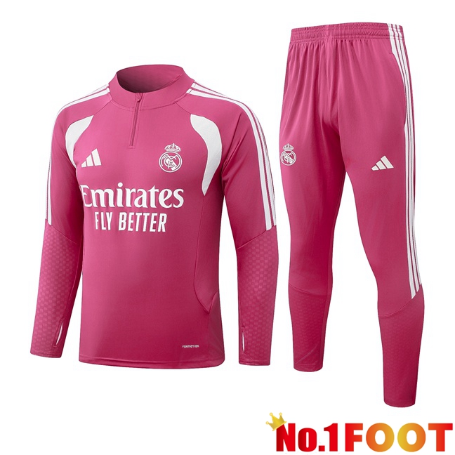Real Madrid kit Training Tracksuit Pink 2026/2027