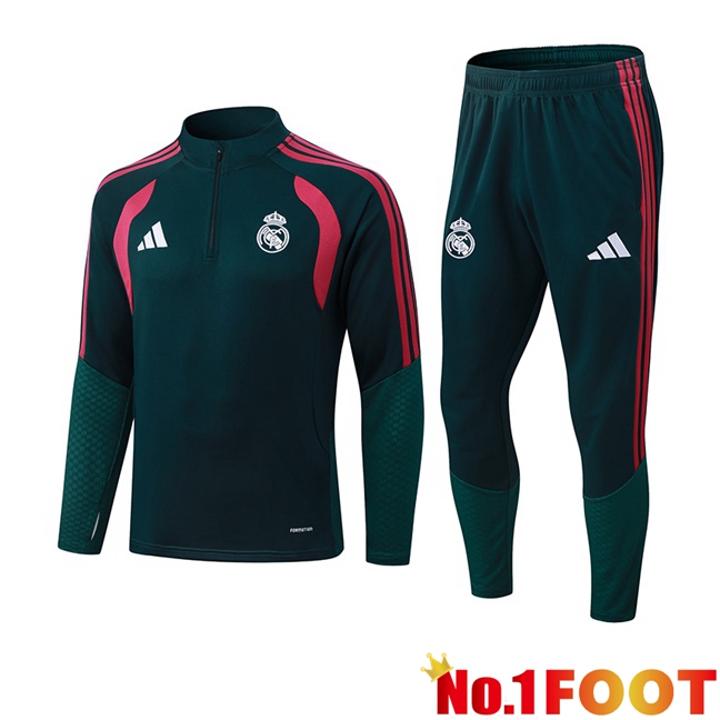Real Madrid kit Training Tracksuit Green 2026/2027
