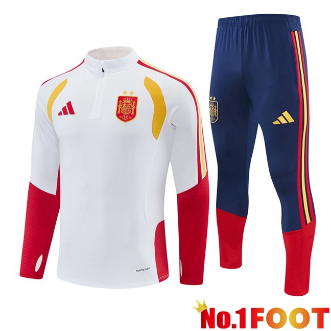 Spain kit Training Tracksuit White 2026/2027