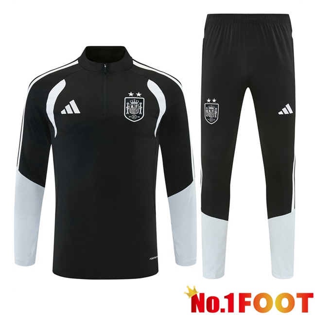 Spain kit Training Tracksuit Black 2026/2027