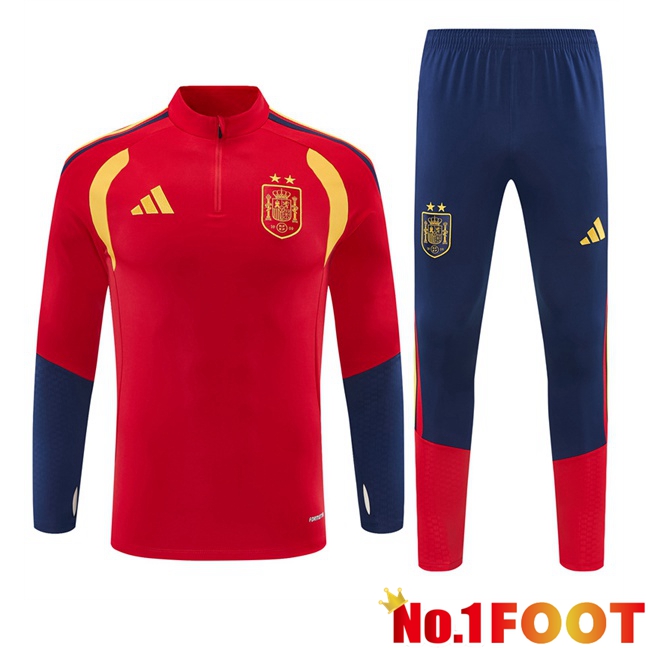 Spain kit Training Tracksuit Red 2026/2027