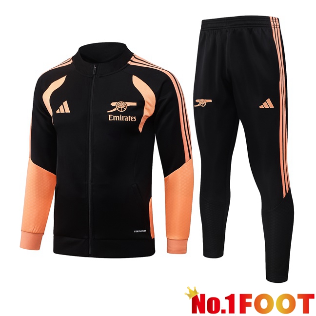 Arsenal kit Training Tracksuit - Training Jacket Black Orange 2026/2027