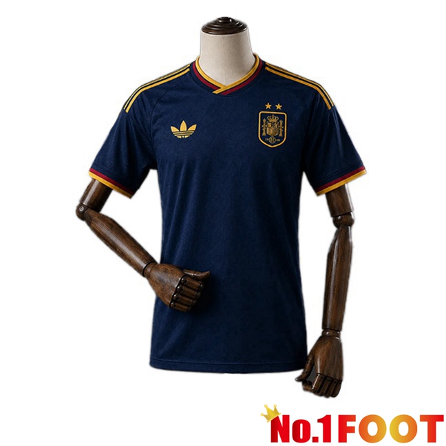2 Stars Spain Soccer Jersey Special Edition Blue Royal Soccer World Cup 2026
