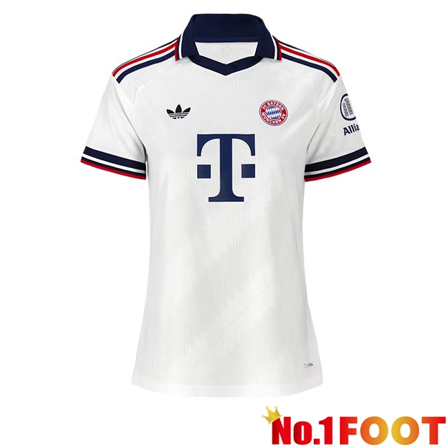 Bayern Munich Women Away Soccer Jersey White 2026/2027
