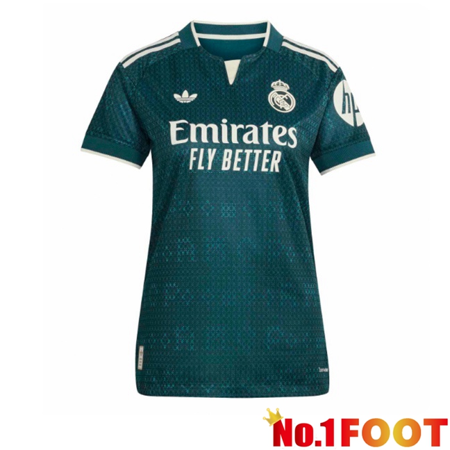 Real Madrid Women Away Soccer Jersey Green 2026/2027