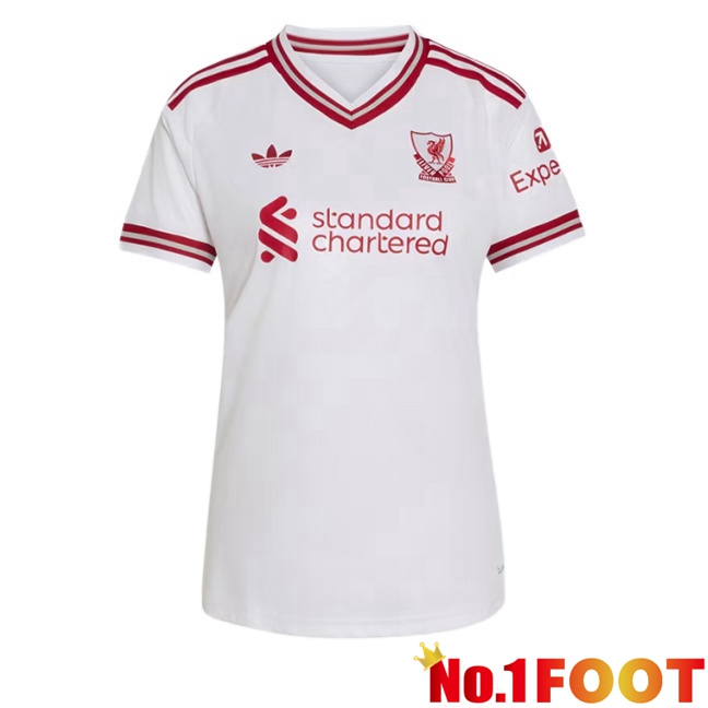 FC Liverpool Women Away Soccer Jersey White 2026/2027