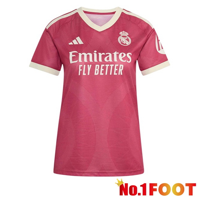 Real Madrid Women Third Soccer Jersey Pink 2026/2027