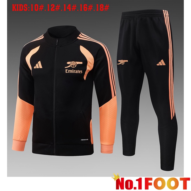 Arsenal Kids kit Training Tracksuit - Training Jacket Black 2026/2027